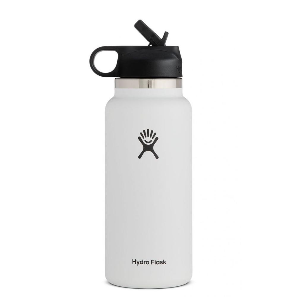 White Hydro Flask 32 oz Water Bottle - NWT
